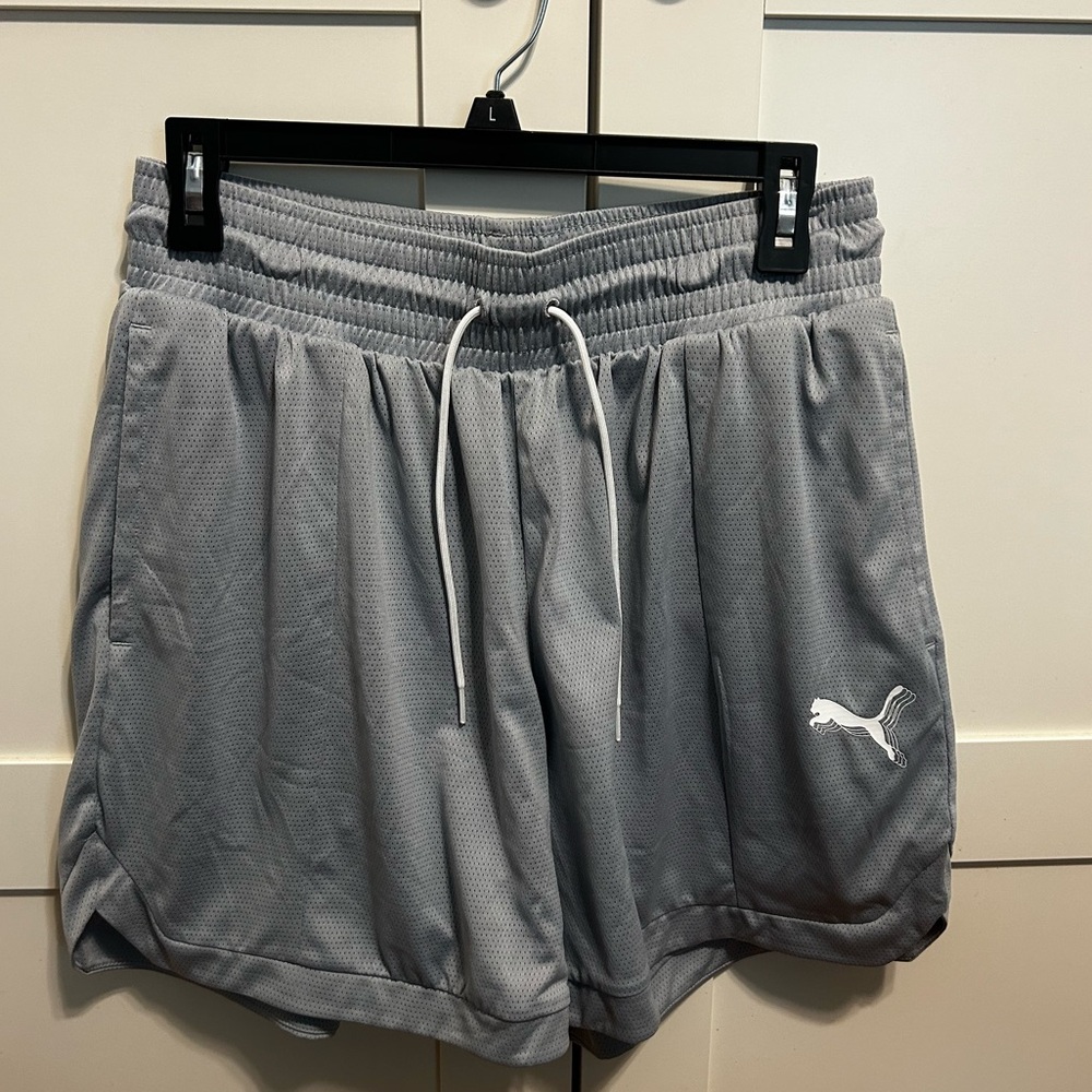 Puma Gray Athletic Shorts